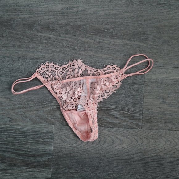 La Perla Blush Lace Panties (Size M) - Picture 3 of 5